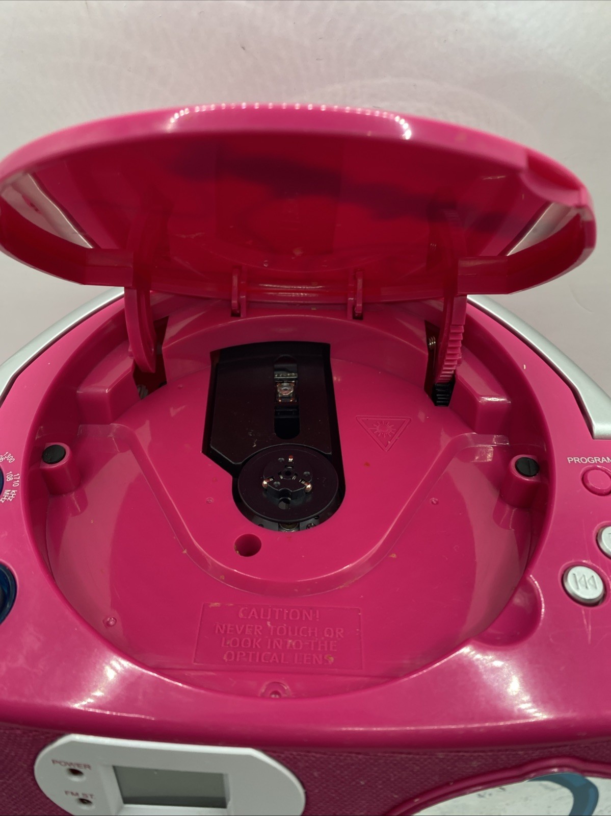 Barbie Glamtastic Boombox CD Player Radio Pink Model BB11045 2011 Works AUX
