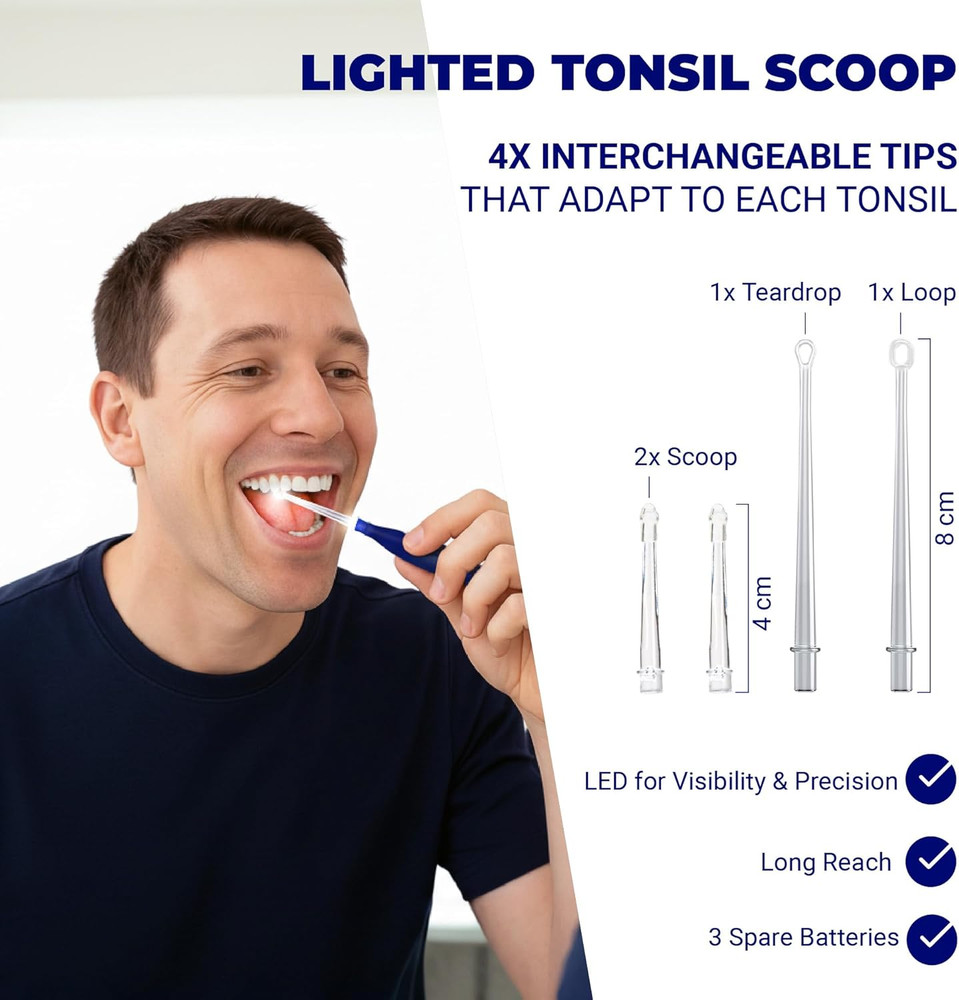 Tonsil Stone Remover - Tonsil Stone Removal Kit - Tonsillolith Remover Tool