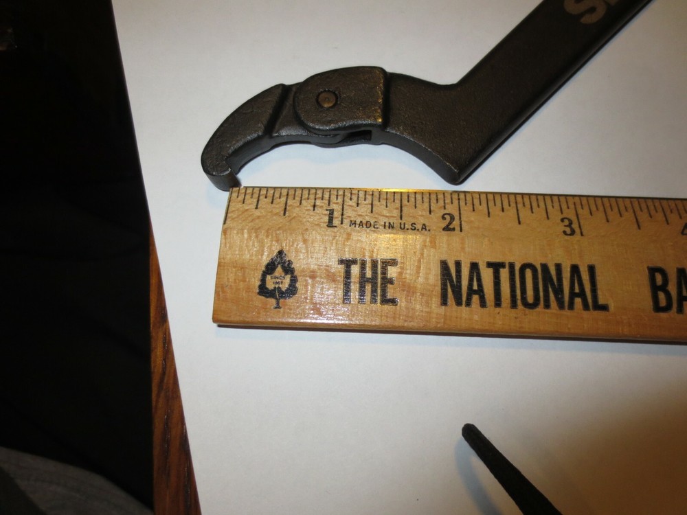 3/4" - 2" Size S-K Adjustable Hook Spanner Wrench
