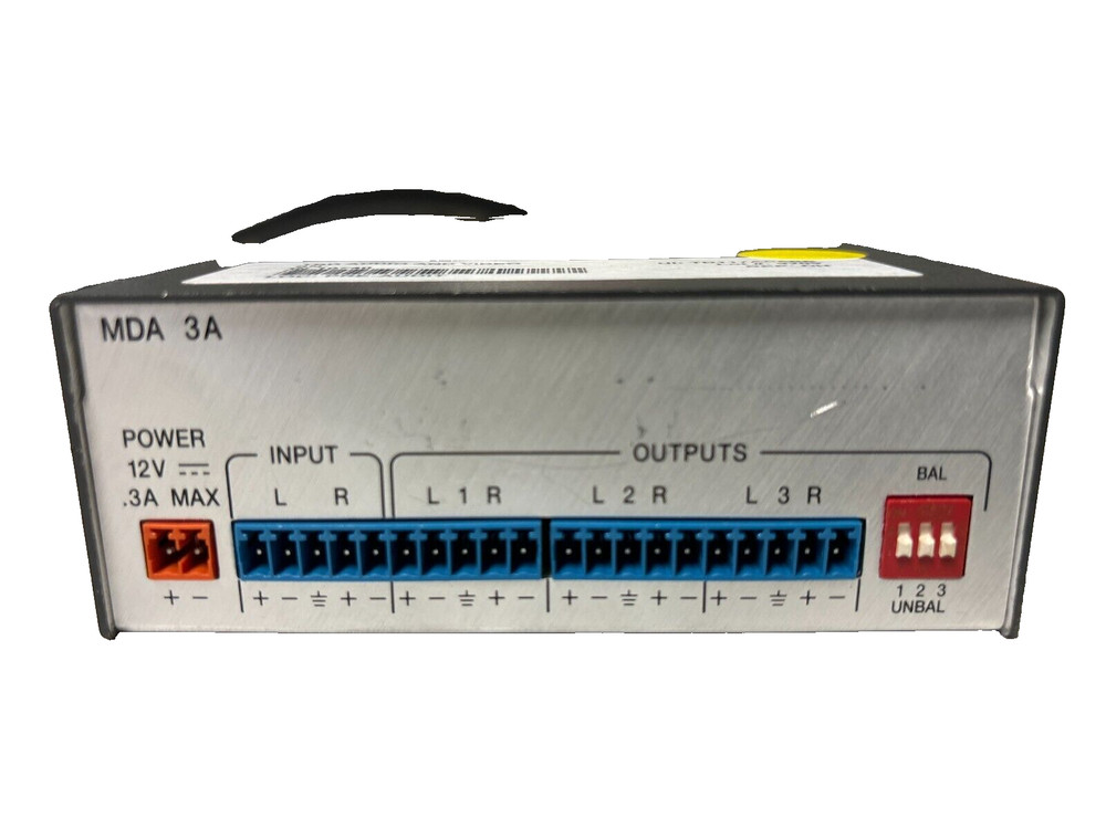 Extron MDA 3A 3-Output Audio Distribution Amplifier