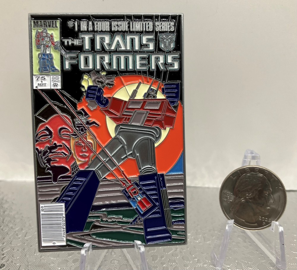 Transformers Comic book cover coin