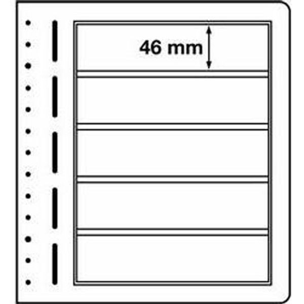 LIGHTHOUSE LB-Blank sheets, 5-way division, 190x 46 mm