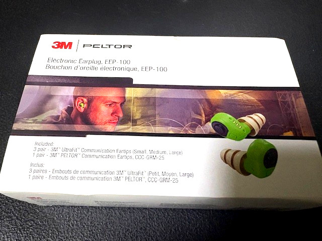 3M Peltor EEP100 Electronic Earplugs - Green