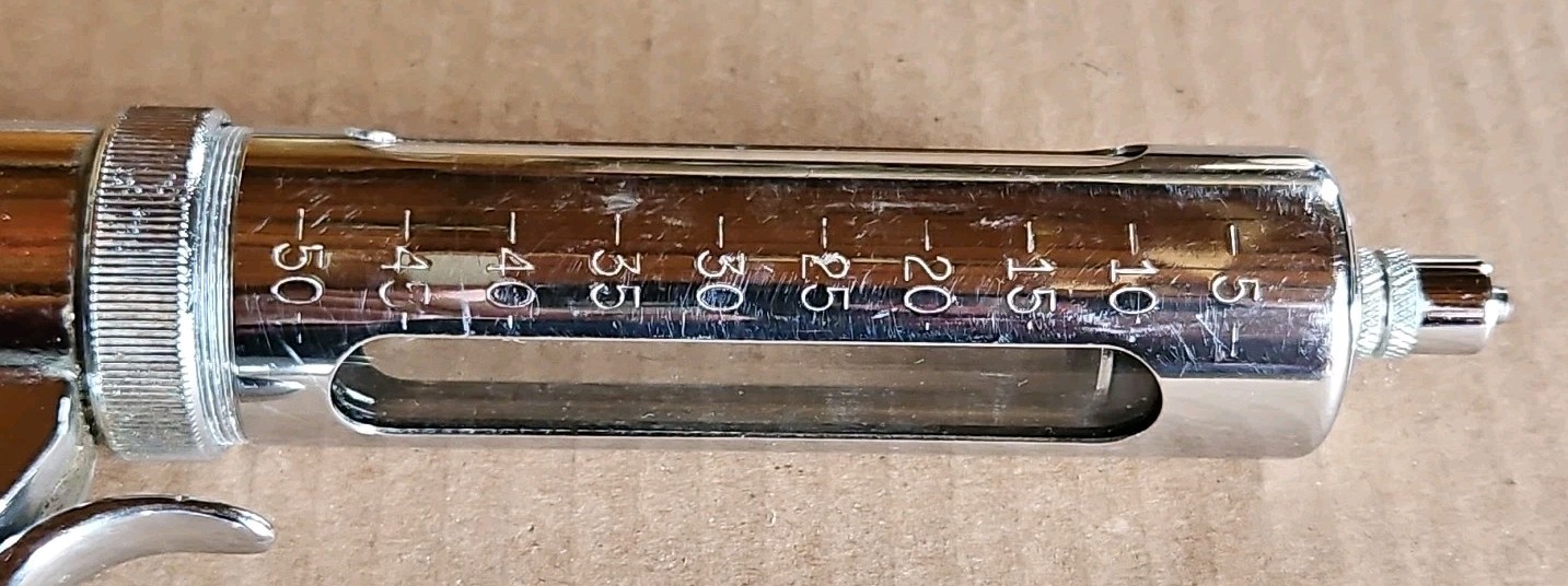 Ideal Instrument 50 cc Mega Shot Pistol Grip Livestock Syringe Pre-Owned