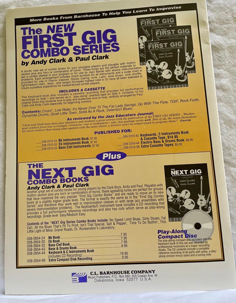 jammin' , E Flat Instruments, by Alberty, w/ Play-Along CD