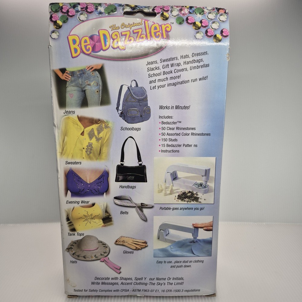 The Original BeDazzler Rhinestone & Stud Setting Machine Kit