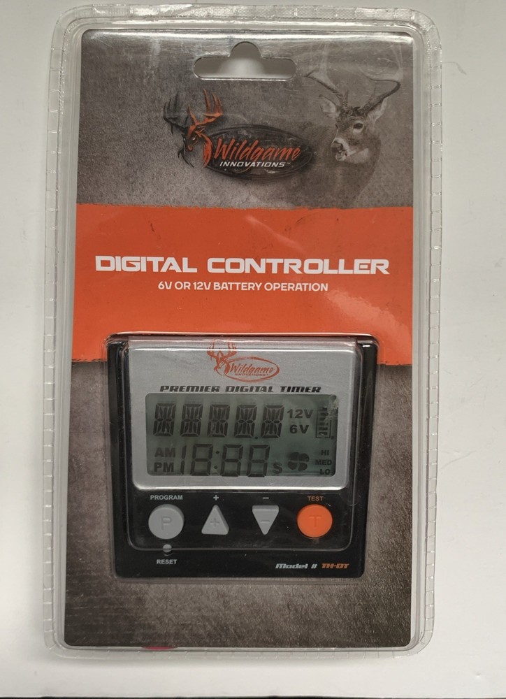 Wildgame INNOVATION GAME FEEDER TIMER 6V 12V DEER TURKEY DIGITAL CONTROLLER