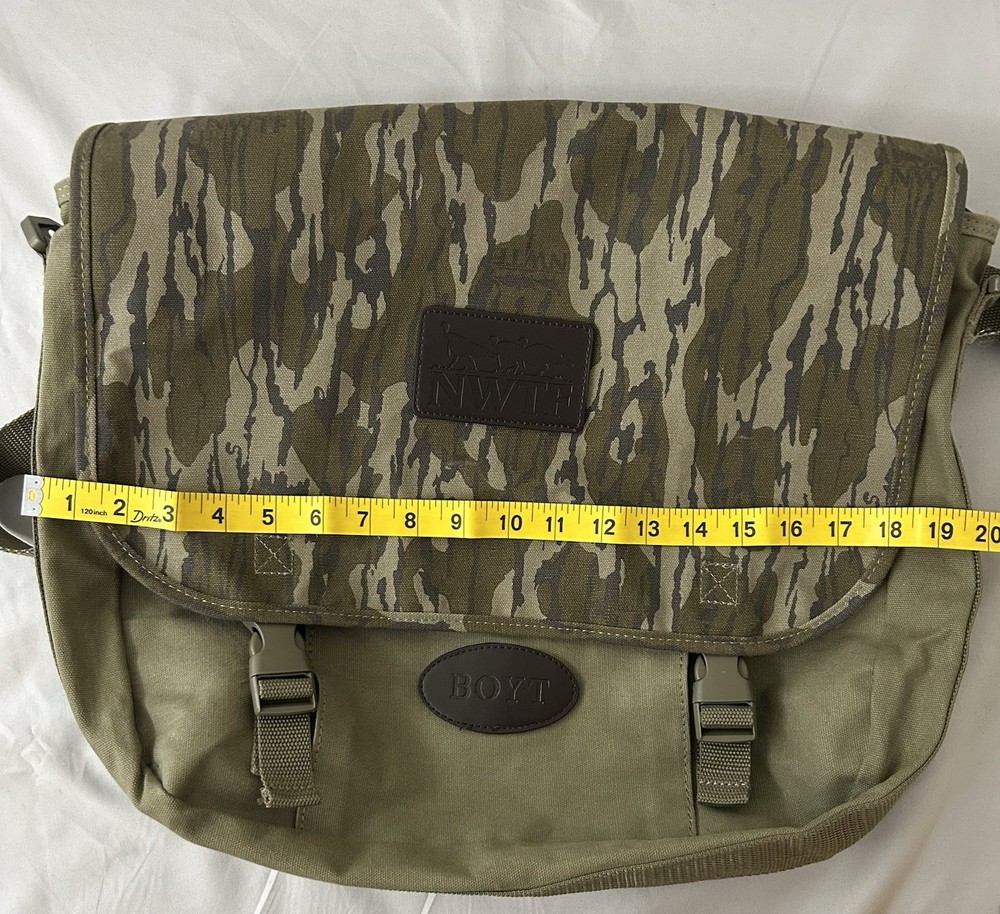 Boyt NWTF Canvas Camo Shoulder Bag With Adjustable Strap