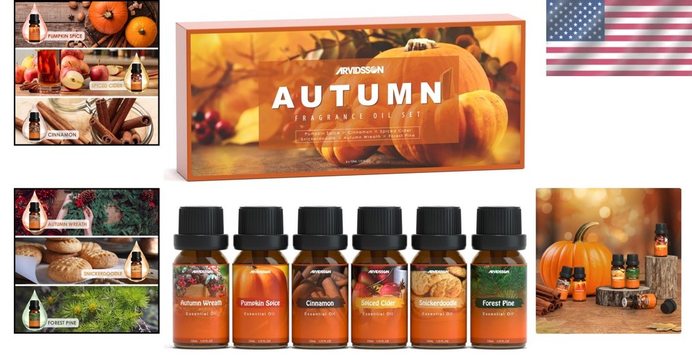 Warm & Cozy Autumn Essential Oil Set