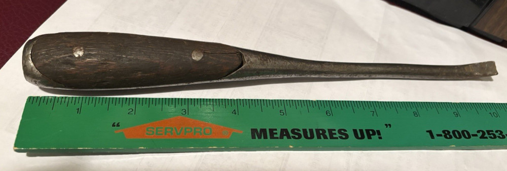 Antique German Flathead Screwdriver 10.5 inches