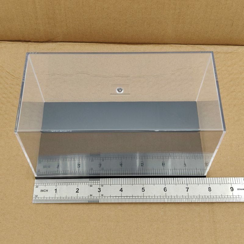 Acrylic Case Motorcycle Model Car Display Boxes Dustproof Storage Box Clear 20cm