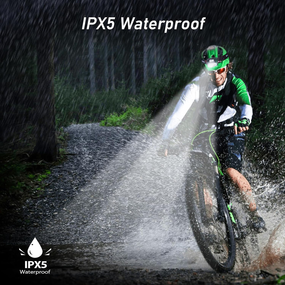 LED Headlamp Rechargeable,2000L High Lumen Super Bright Dimmable Headlight Flash