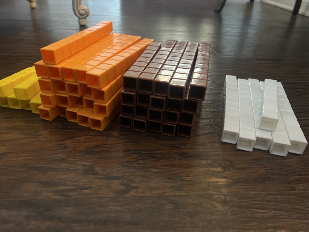 500 + Unifix Interlocking Counting Cubes Snap Blocks for Learning Math
