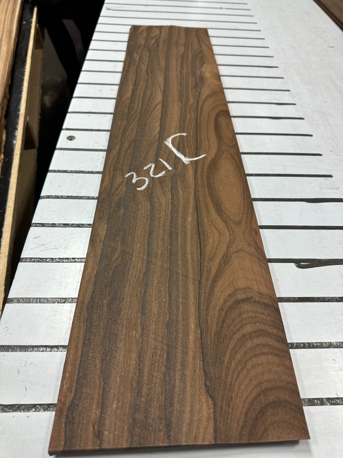 Ziricote Raw Wood Veneer 2 sheets 32'' x 7'' 321C