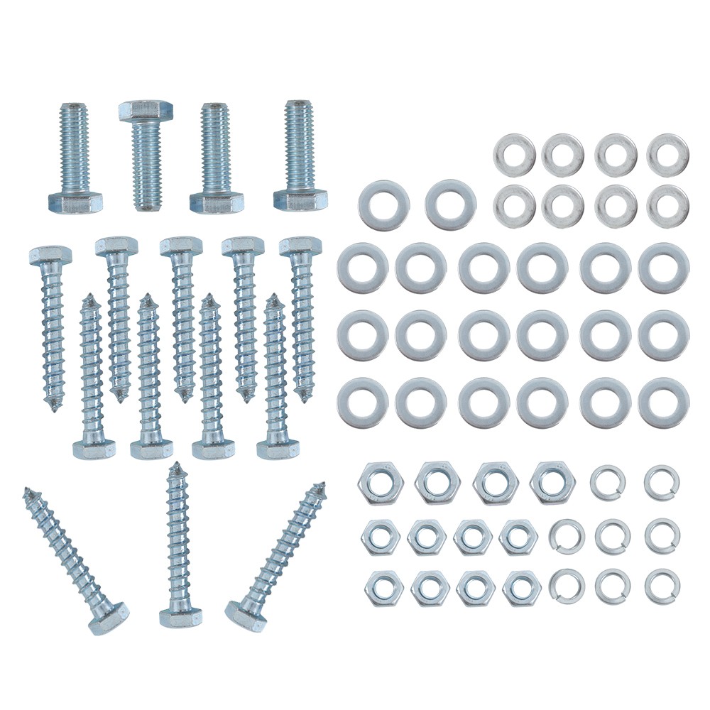 4Pcs 8" Galvanized Swivel Top Bunk Bracket Kit with Hardware Boat Trailer 2x3