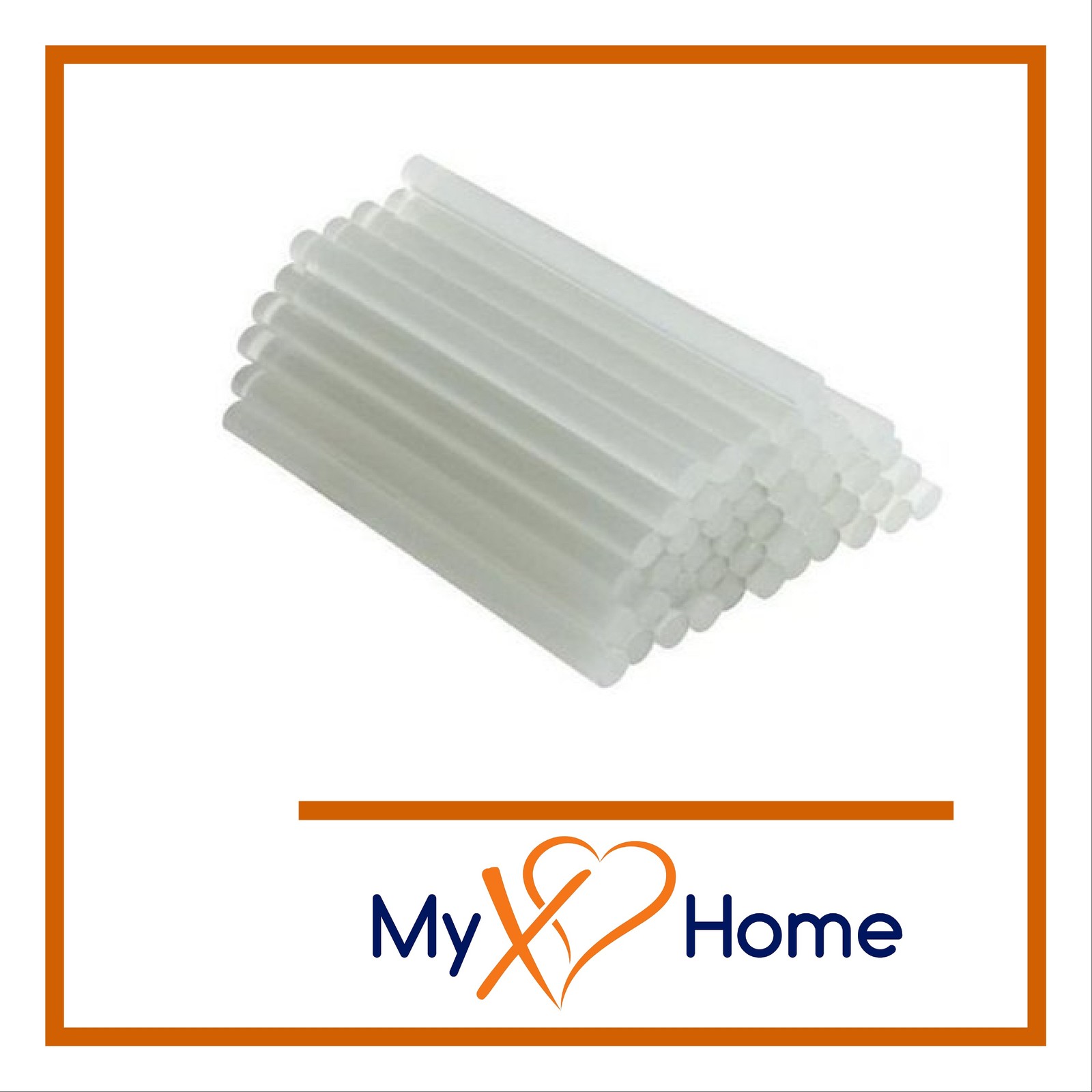 Clear Hot Glue Sticks (0.3 in / 7.5 mm) (50 Glue Sticks) by MyXoHome
