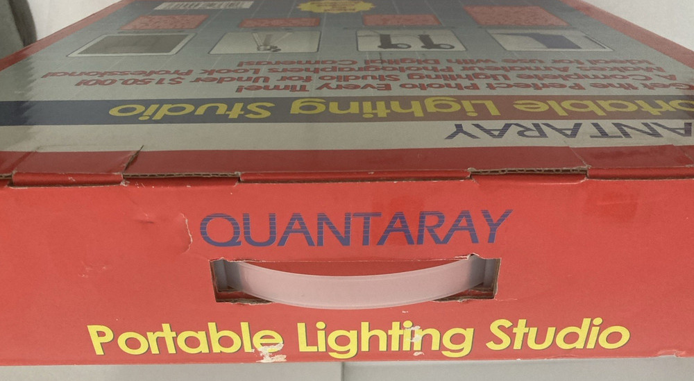 Quantaray Portable Lighting Studio w/Lights & Accessories - NIB