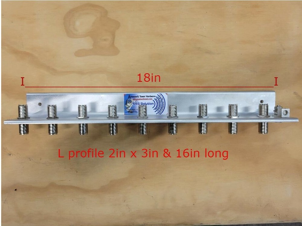 Aluminum Wall Mount Grounding Antenna Plate
