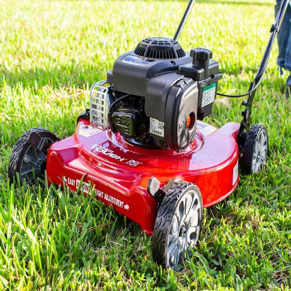 Hyper Tough 20" Side Discharge Push Mower with Briggs and Stratton Engine