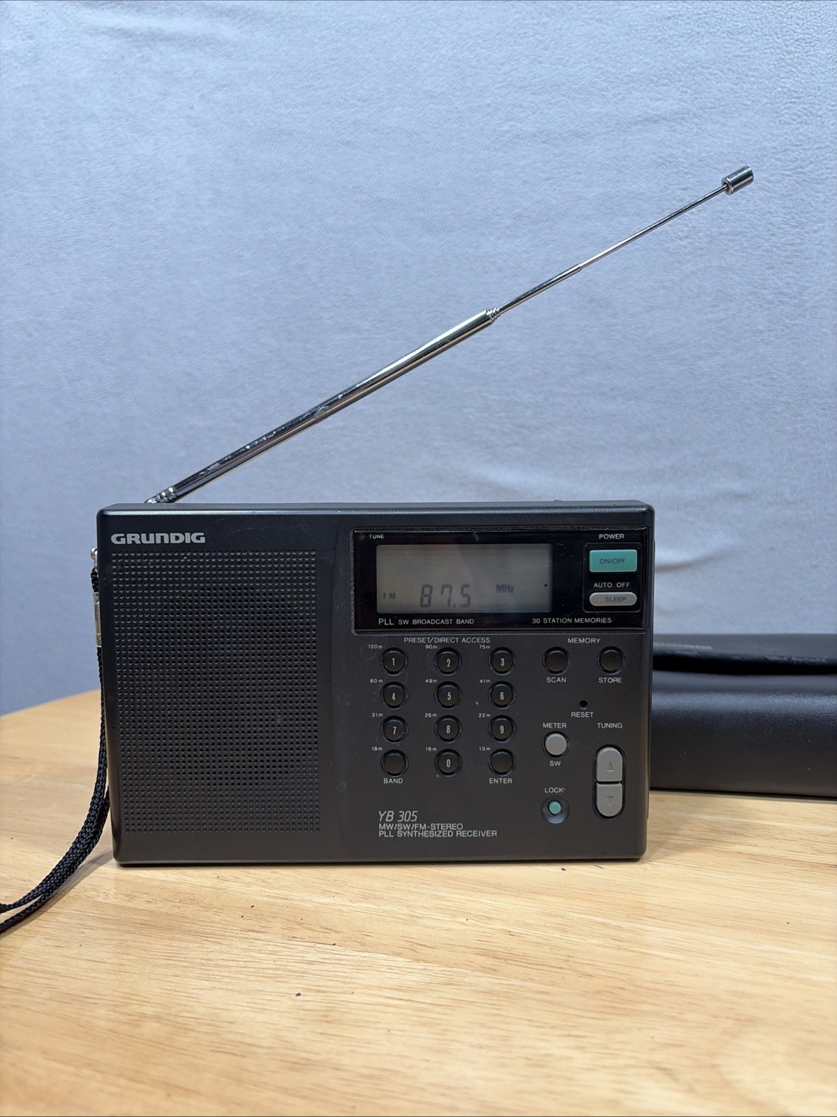 GrundigYB-305 Yacht Boy Radio Working w/ Soft Case Vintage