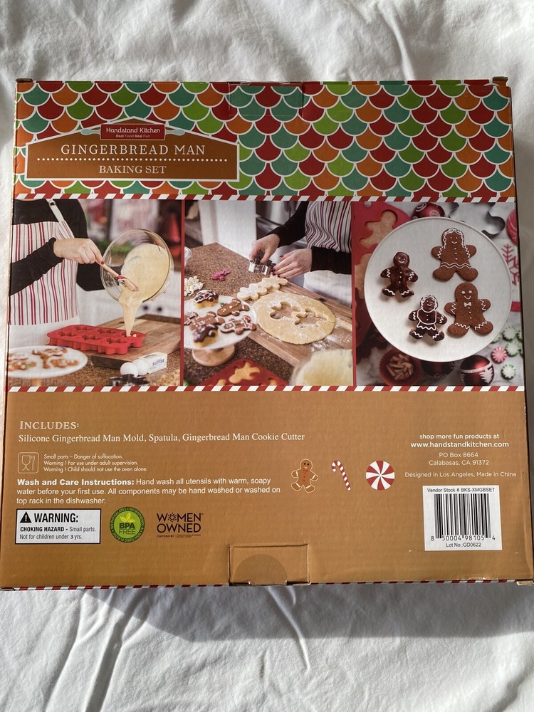 Handstand Kitchen Kids Gingerbread Bakeware 3 Piece Set