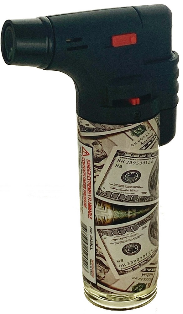 Jumbo Single Jet Flame Torch Gun Lighter Refillable Lockable Windproof  $ Bill