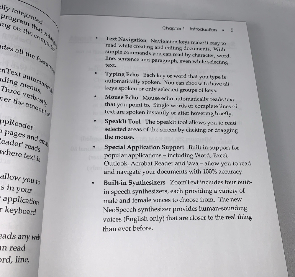 ZoomText 9.0 xFont Magnifier / Reader 2005 Windows Xp