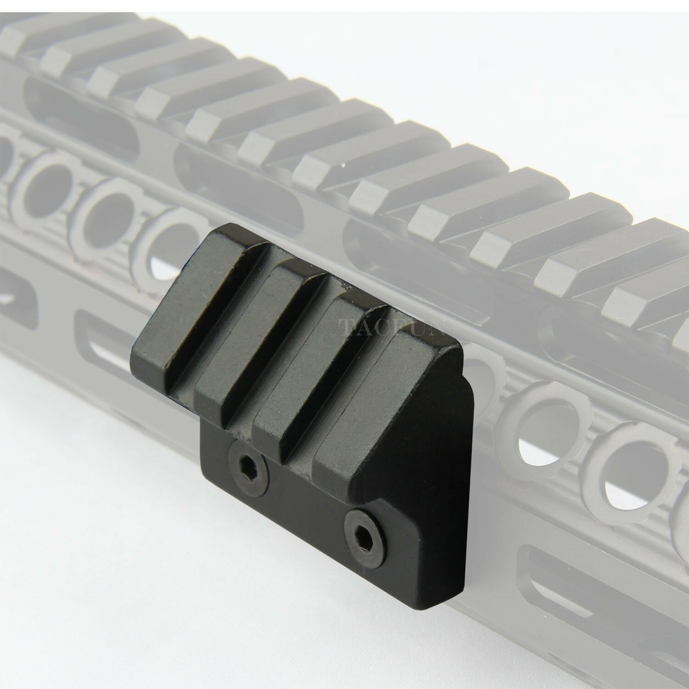 M-LOK 3 Slots 45 Degree Offset Weaver Mount