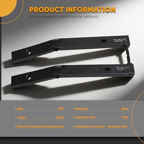 8K0805527A 8K0805528A 1 Pair Radiator Support Mount Bracket Left & Right