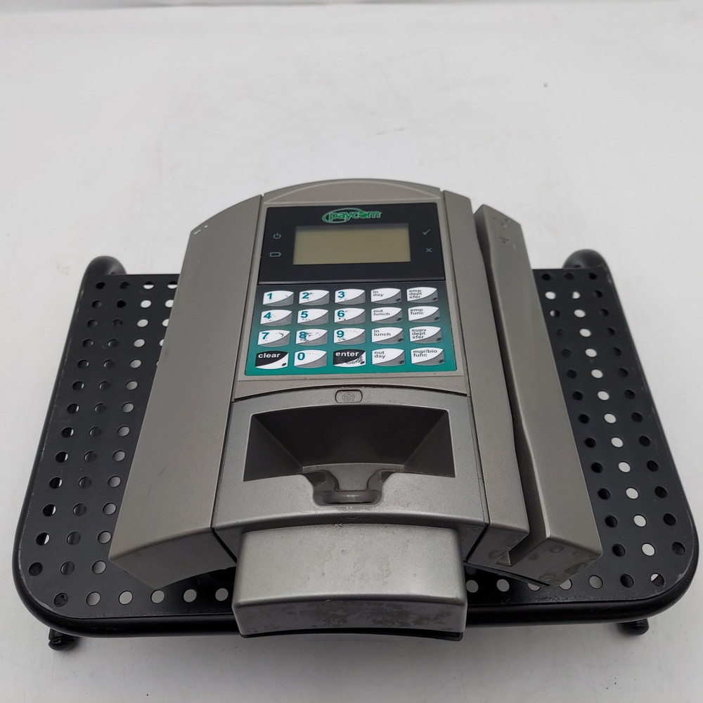 Paycom Time clock Terminal (No Power Cord / Key) Untested