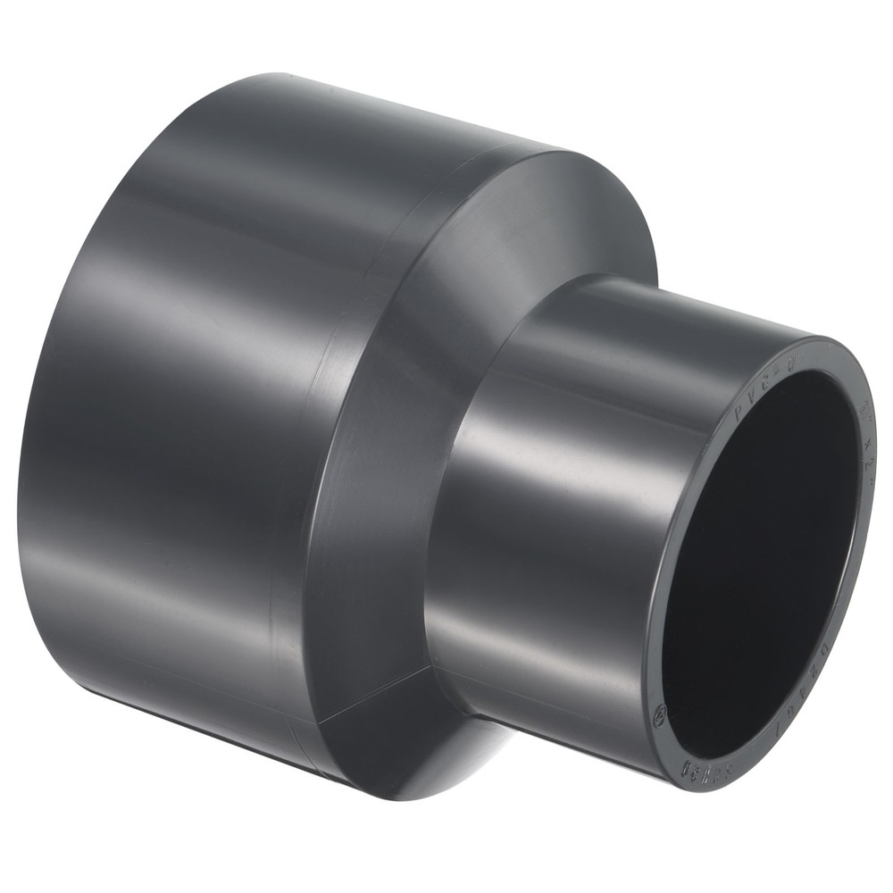 3"x2" SCH80 UPVC Reducer Pipe Fitting Straight Coupling Connector Grey