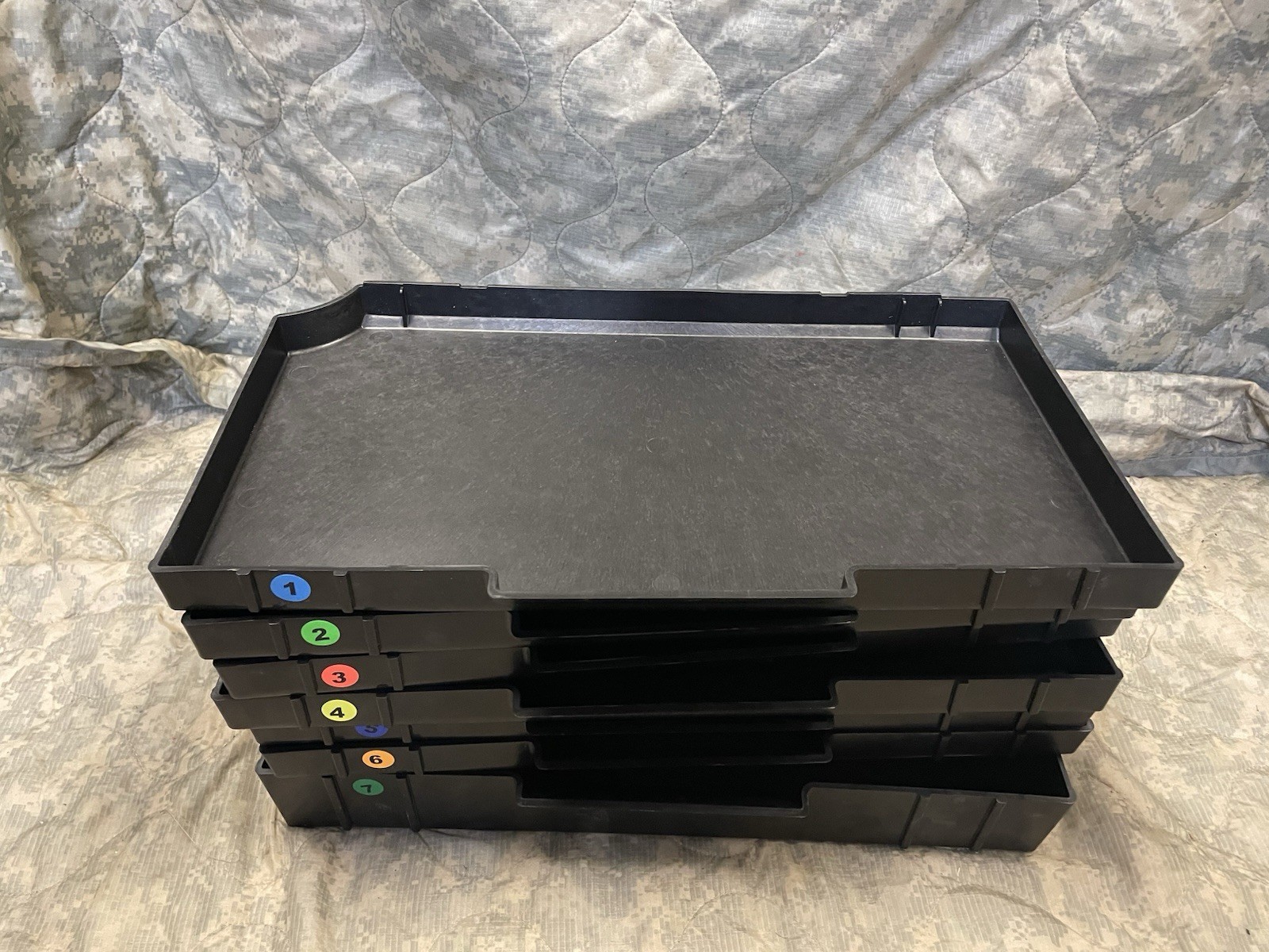 Set of 7 Drawers for Pelican Case General Mechanic tool kit GMTK New