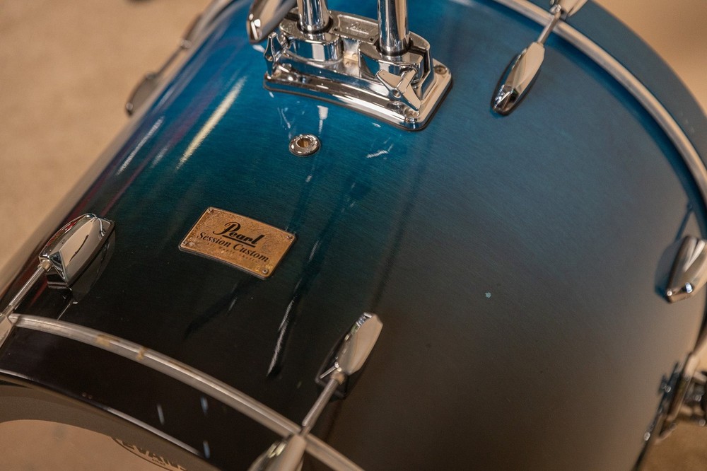 Pearl Session Custom Maple Marine Blue Fade Drum Set