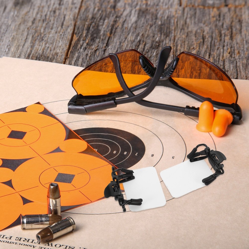 2 PCS Shooting Glasses Lens Archery Eye Blinder Adjustable Patch