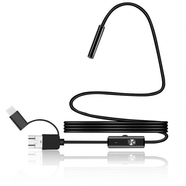 HD USB C Endoscope Type C Borescope Inspection Camera For Android MAC Computer