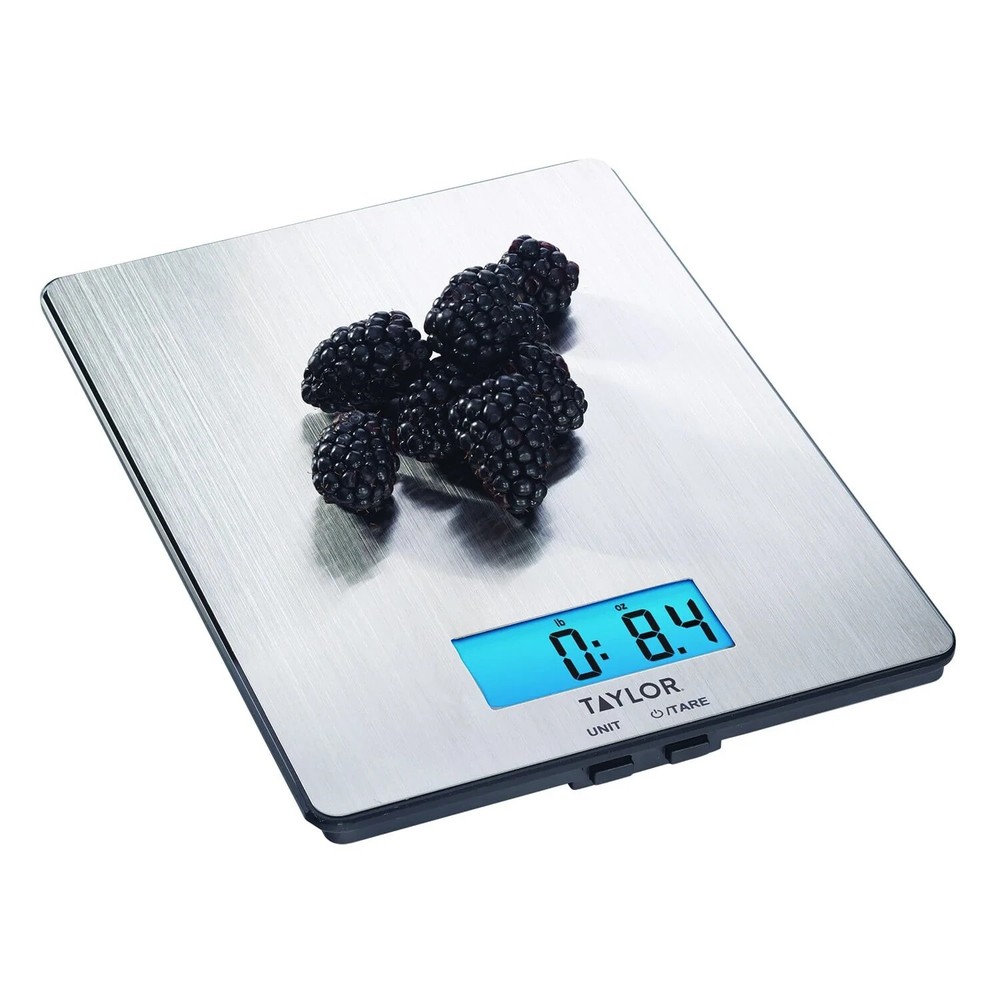 Taylor Pro Digital Kitchen Food Kitchen Scale with Ultra Thin Compact Design