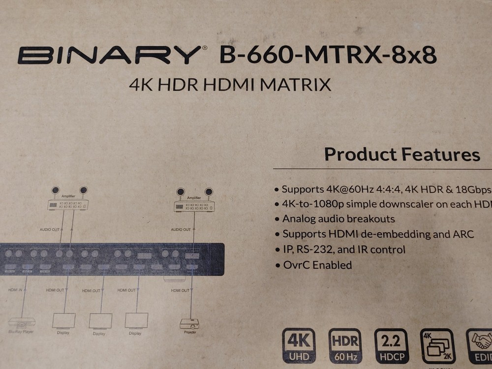 Binary B-660-MTRX 8x8