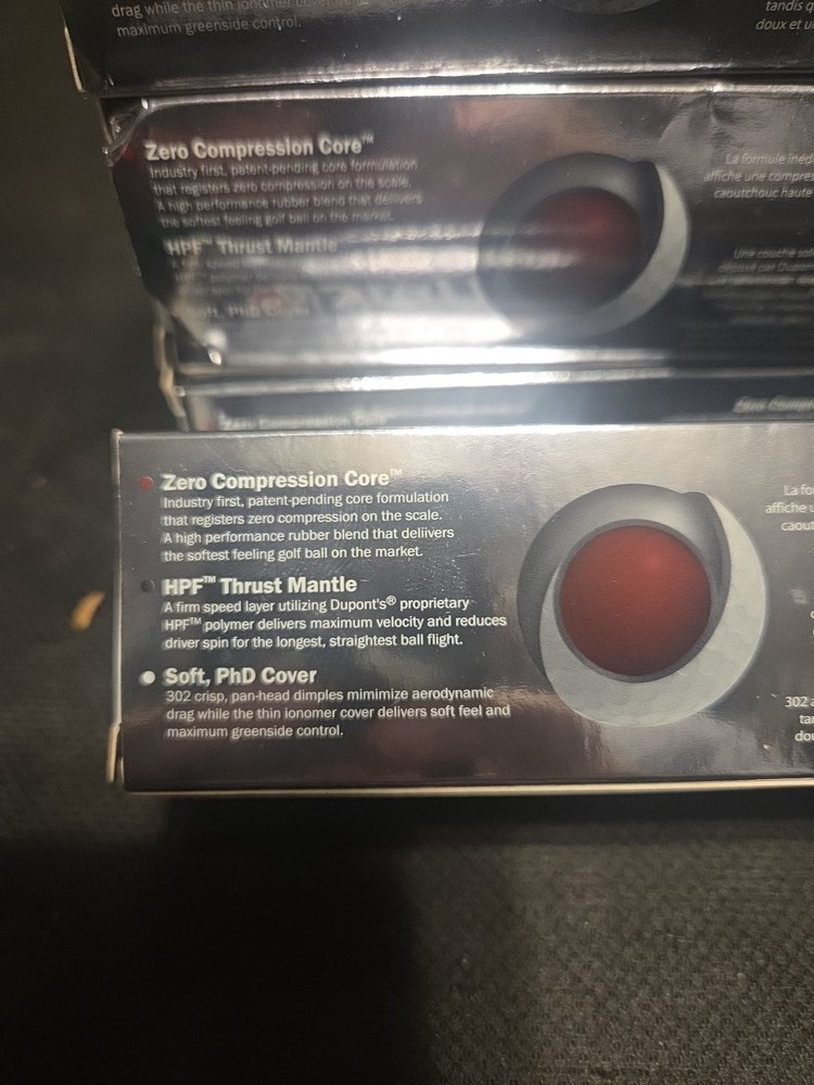 Wilson Staff NEW Zip Golf Balls Zero Compression Core New 5 BOXES