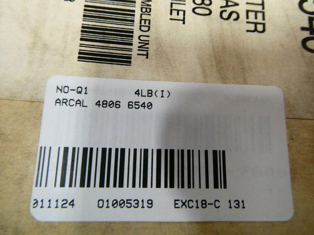 Arcal 4806 6540 Flowmeter Inert Gas Regulator