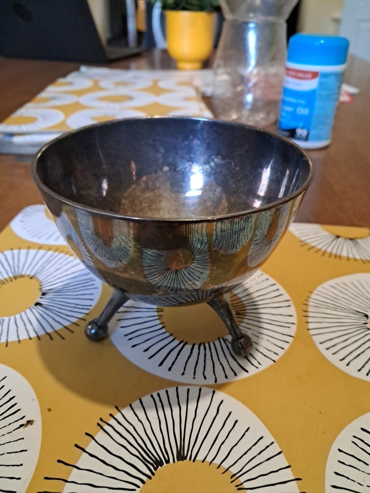 Small Epns 3 Footed Bowl