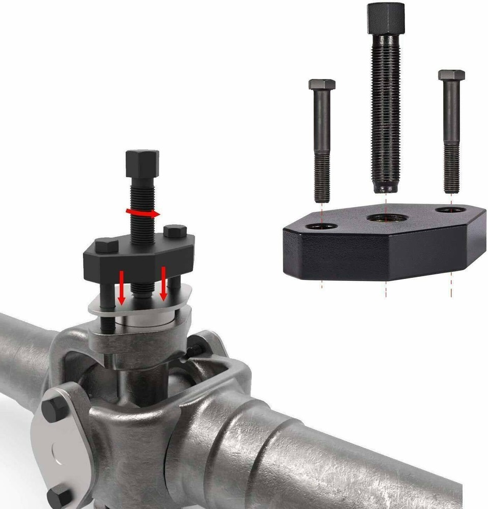 Heavy Duty 10102 Universal U Joint Puller Class 6-8 & 5192 Bearing Cup Installer