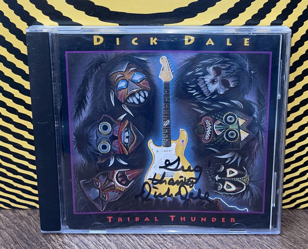 Dick Dale Tribal Thunder Signed CD Autograph 1993