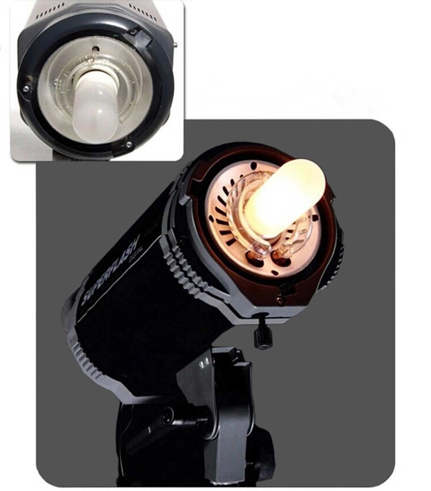 4 Pcs Halogen JDD photo Studio Strobe Flash Modeling Light Bulb E27 110V 150Watt