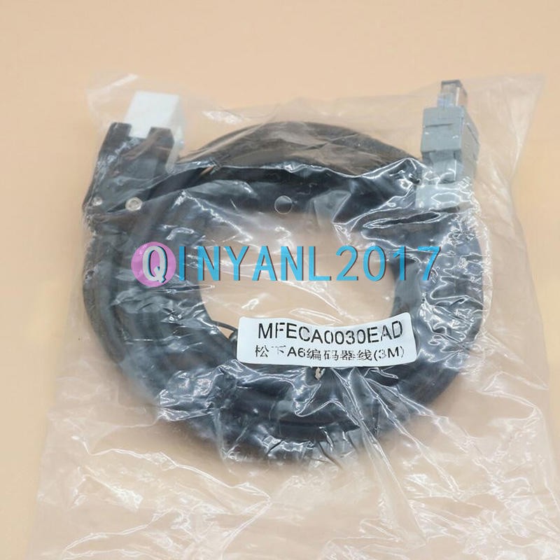 1PCS New For Panasonic MFECA0030EAD A6 Servo Motor Encoder Cable 3M