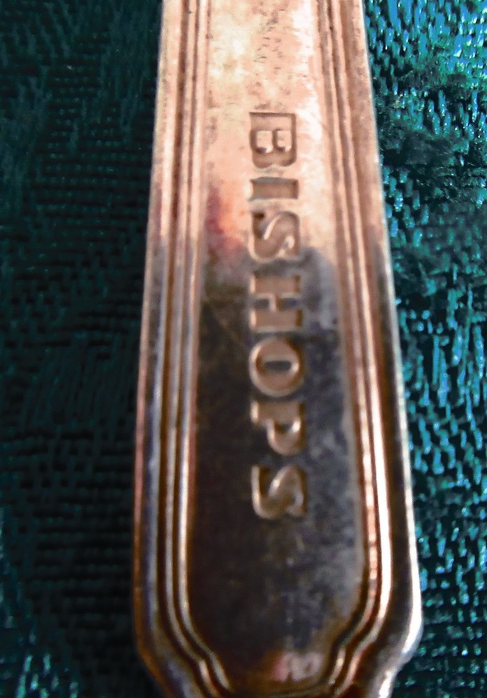 Vtg Bishops Restaurant Flatware Historic Mid-West Chain 5 Iced Tea Fork Teaspoon