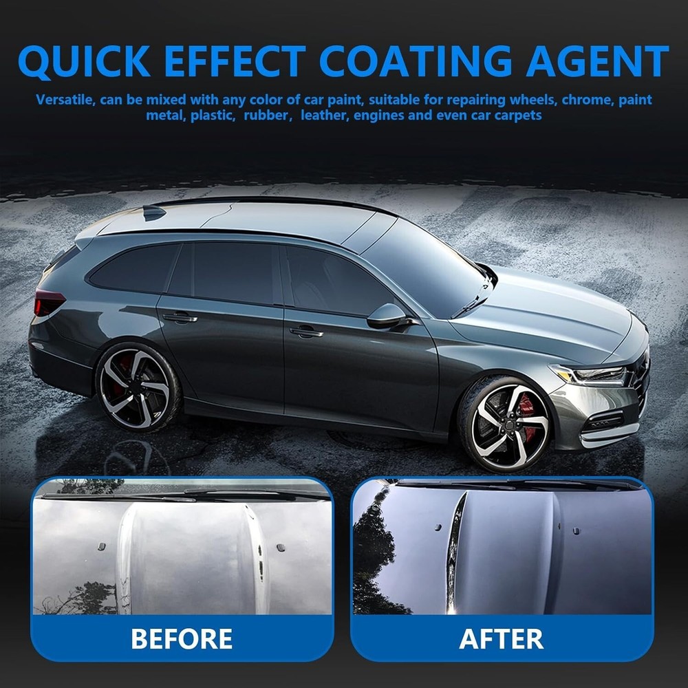 2pack Quick Effect Coating Agent,Advanced Ceramic Spray Coating,Multi-Functional