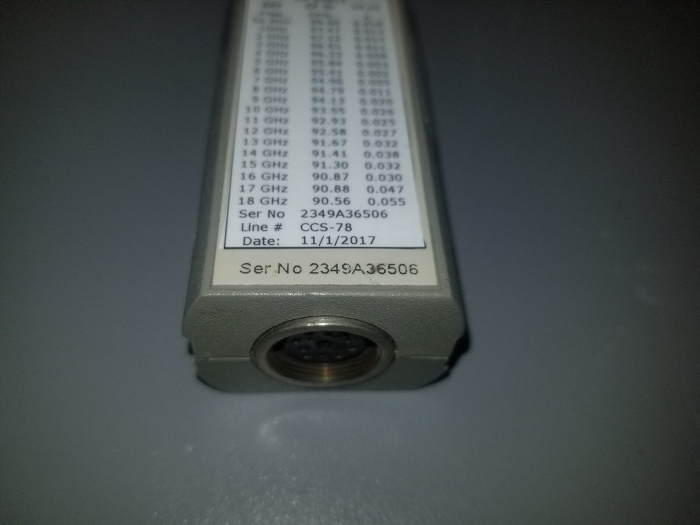 AGILENT 8481A RF Power Sensor DEFECTIVE