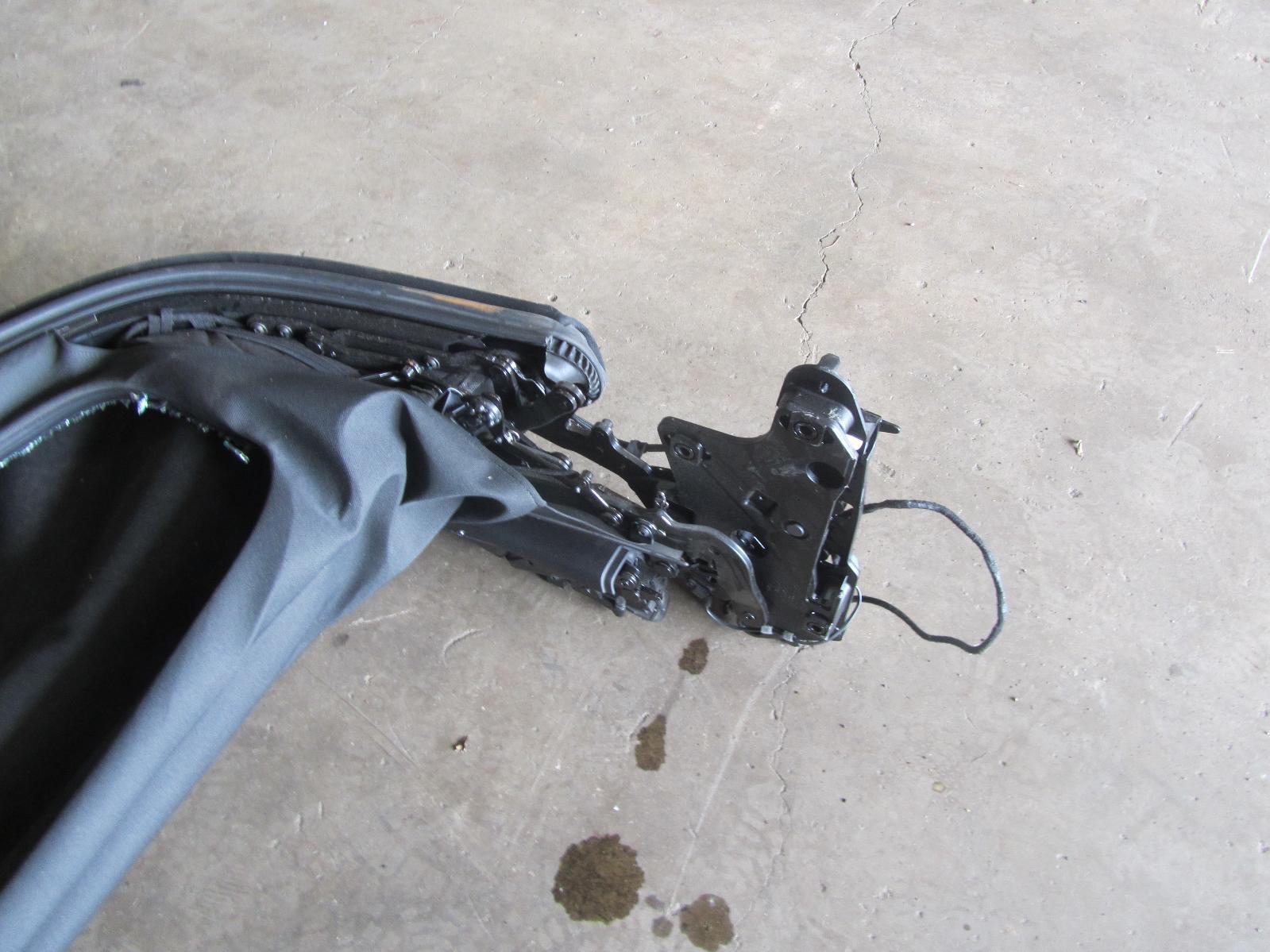 16-19 BUICK CASCADA 1.6L AT FWD Convertible Roof Top Black OEM FOR PARTS