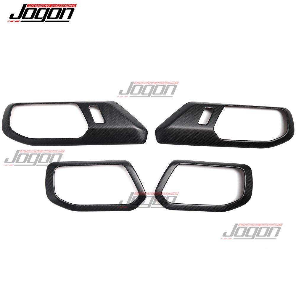 Matte Carbon For Ford Bronco U725 Raptor 2021+ Interior Door Handle Decor Trims