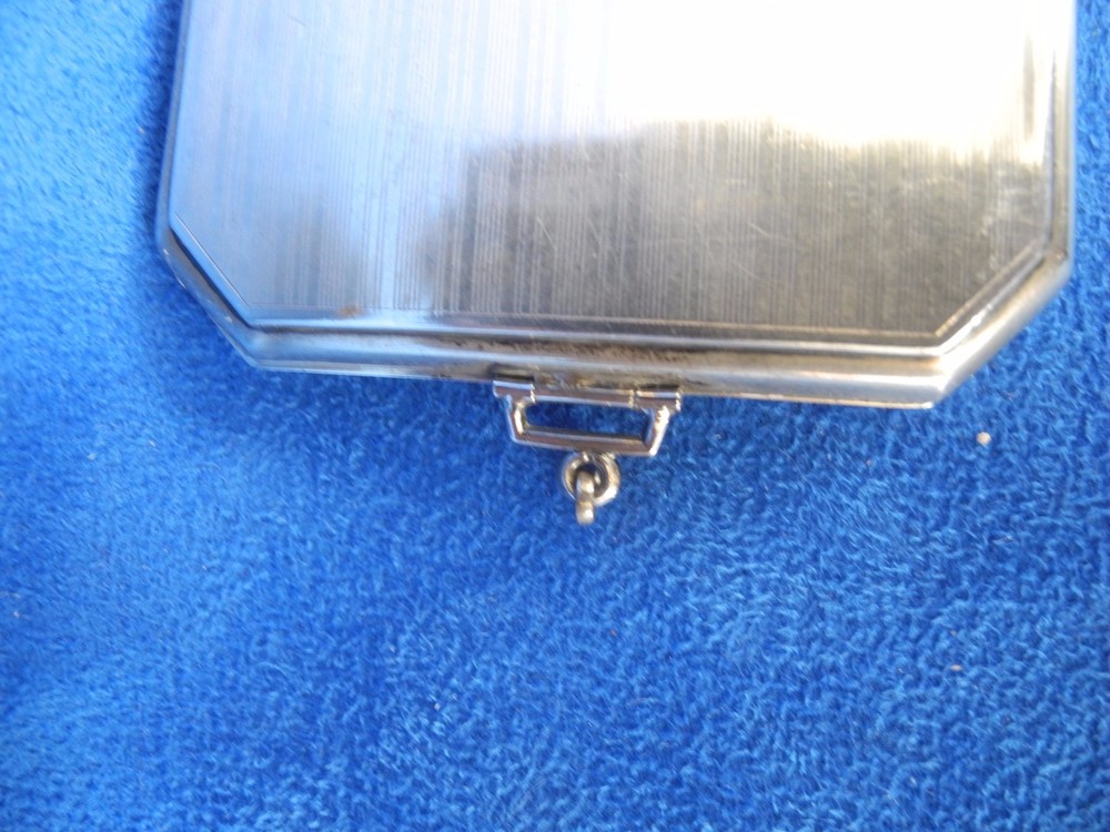 Antique Sterling Silver Cigarette Case 69 grams